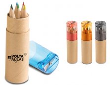 Caixa 6 Mini L�pis de Cor 91751 Personalizado