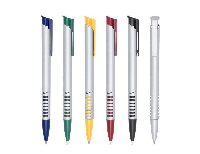 Caneta Pl�stica Cromada Personalizada 3017D