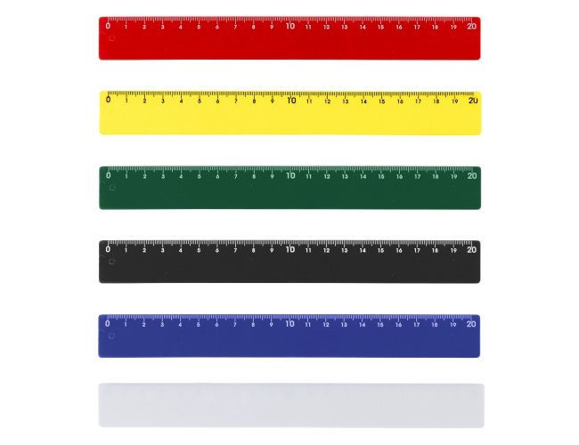 R�gua Pl�stica 20cm 13724
