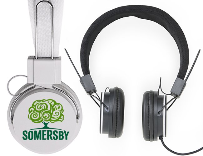 Headfone Est�reo Com Microfone 13186 Personalizado