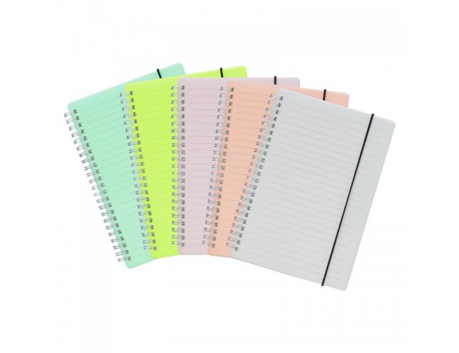Caderno A5 Pl�stico 05058