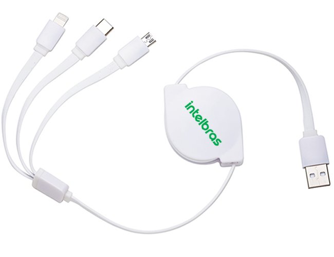 Cabo de Dados Retrátil 00338 Personalizado