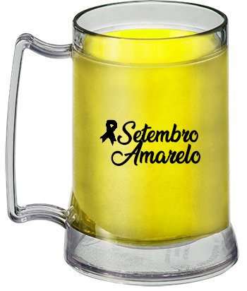 Caneca Acr�lica c/Gel 450ml 6719 Personalizada