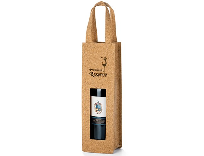 Sacola Corti�a Para Vinho 92819 Personalizada