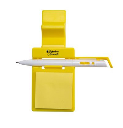 Suporte Pl�stico Celular com Caneta e Bloquinho 14007