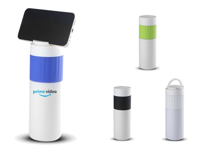 Garrafa T�rmica 500ml com Suporte para Celular 14787